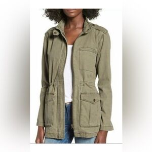 BP Military Style Green Jacket Size XS